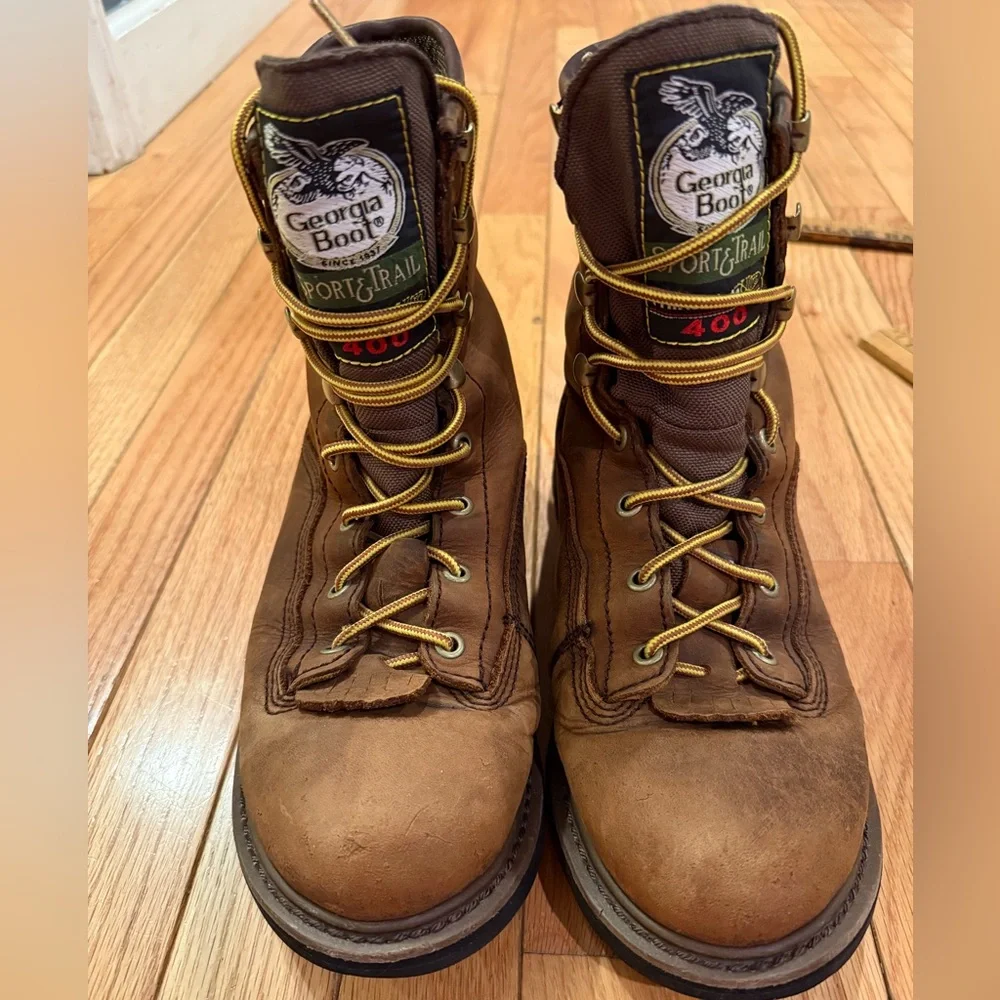 Georgia Boot Sport & Trail Brown Boots WELL WORN